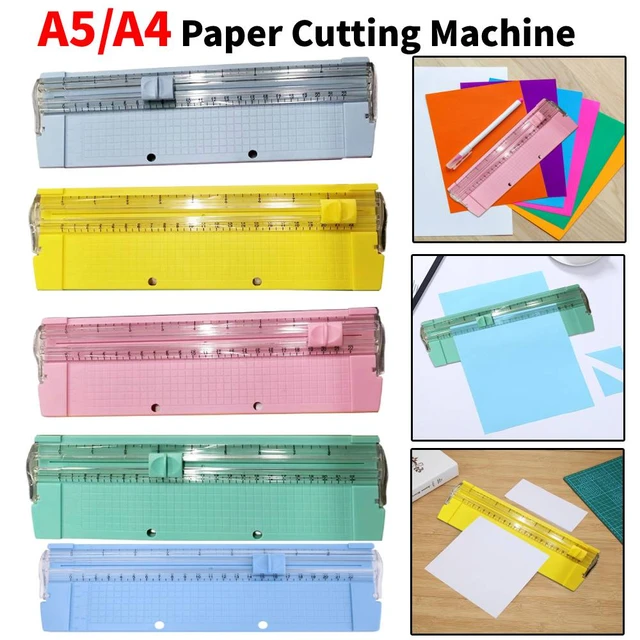 Precision A4 Paper Trimmer Cutters Guillotine Photo Cutter Cutting Mat with  Pull-out Ruler for Photo Paper Labels Cutting - AliExpress