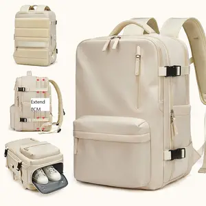 Mochila de viaje de gran capacidad para mujer, Maleta impermeable con  partición seca y húmeda, maleta para portátil con USB, 40x20x30 - AliExpress