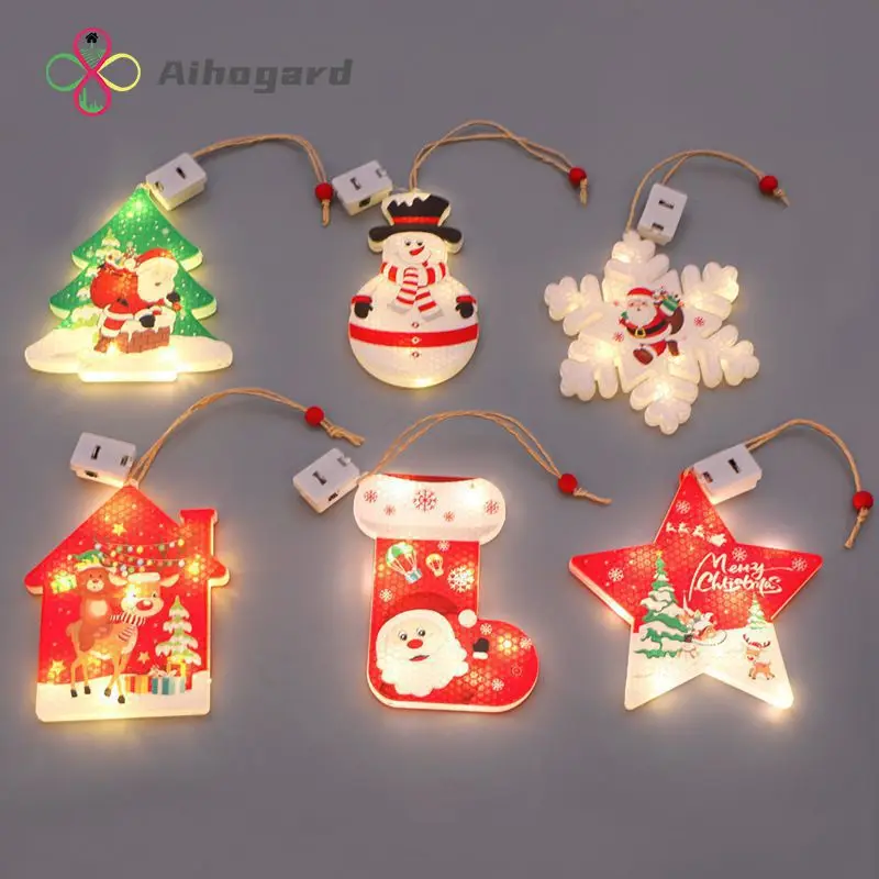 

Christmas LED Light Garland Snowflakes Hanging Window Light Night Lamp for Home Party Holiday Light New Year Home Decoration