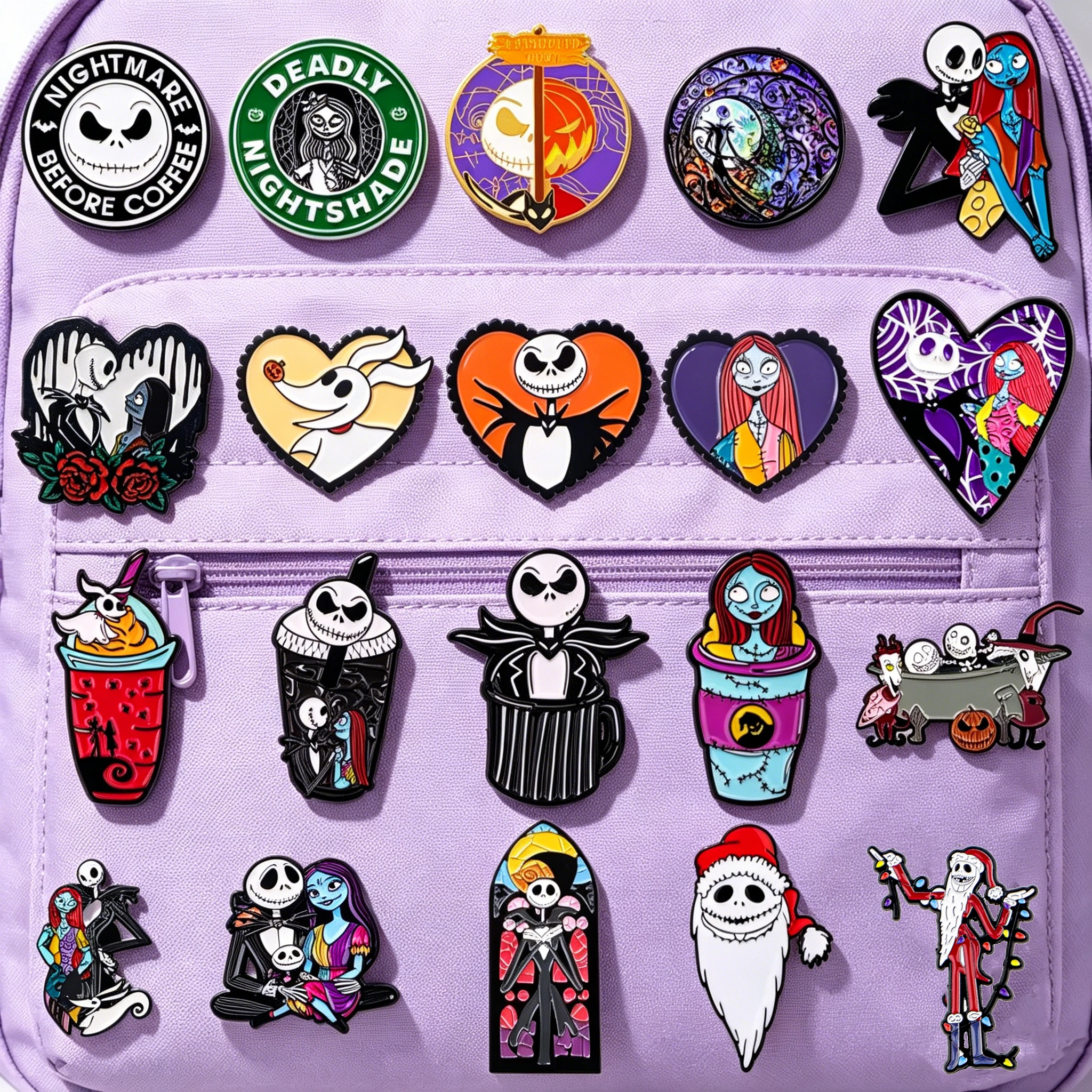 1-5 Stück Gemischte Fantasy-Film-Emaille-Pins Cartoon-Broschen Anstecknadeln für Rucksack Kleidung Accessoires Mode Weihnachtsgeschenke