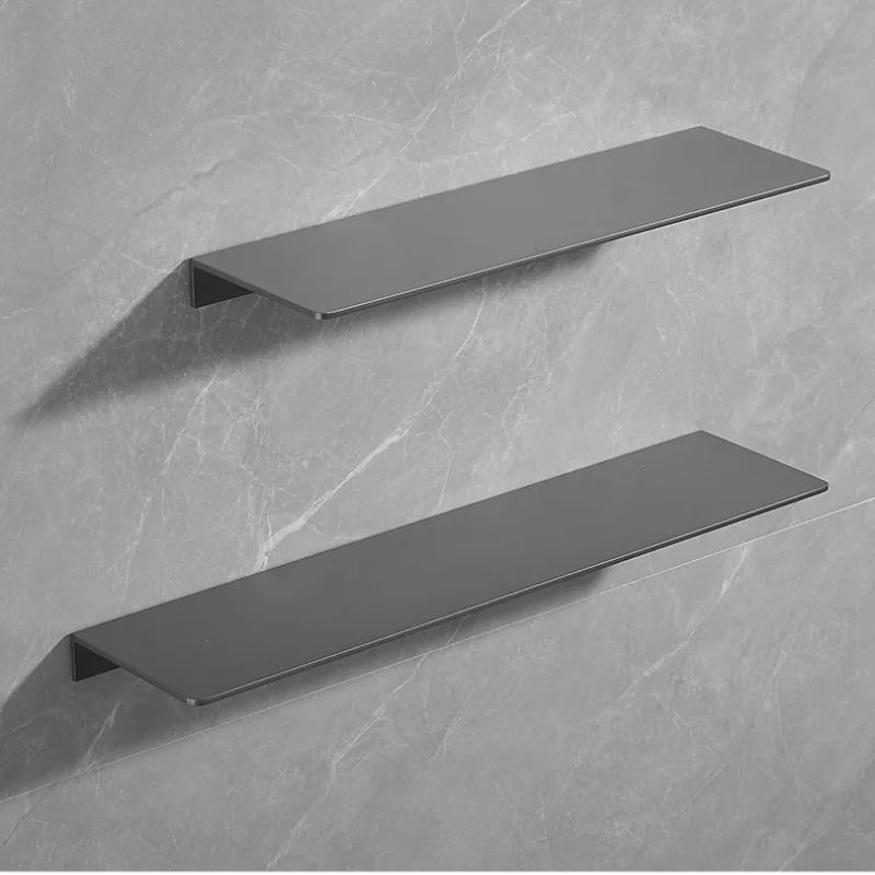 Bathroom rack gun gray word baffle wall hanging toilet washstand mirror front cosmetic storage rack