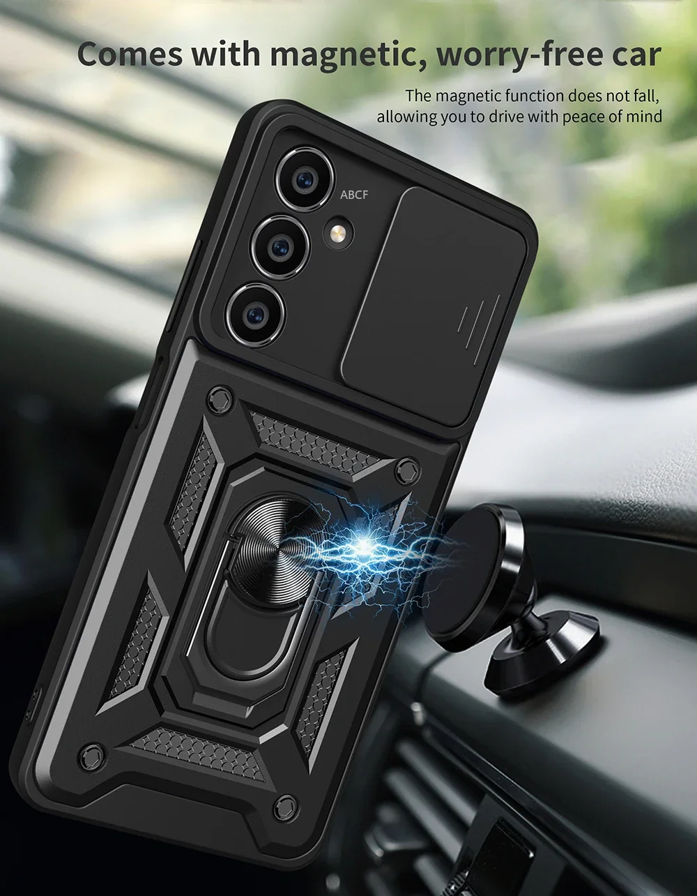 Shockproof Armor Case For Samsung Galaxy A05 A05S A04 A04S A14 A24 A54 A34 Car Holder Phone Cover For Galaxy M14 M54 M53 M23 2