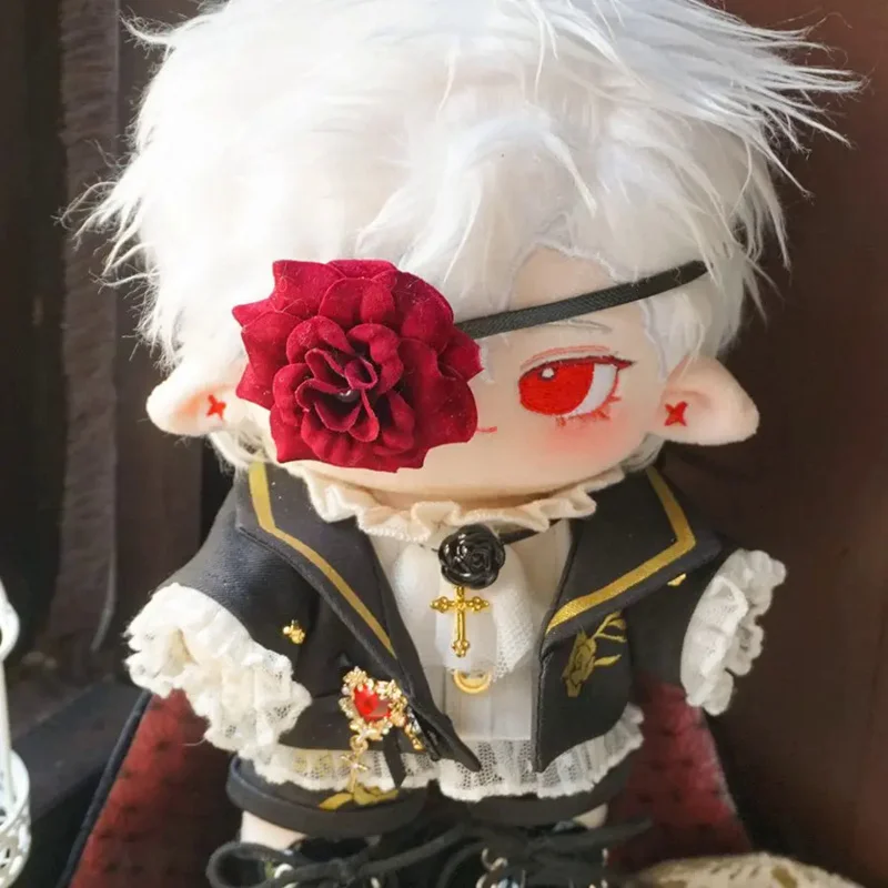 

20 см Готический винтажный красивый костюм вампира, искусственная плюшевая набивка для куклы, аксессуар, подарок на Хэллоуин