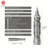 Galacok S1 EDC Multi-Function Screwdriver Set with Magnetic Torx Phillips Hex Drill Bit Portable Repair Tool for Outdoor Home 2
