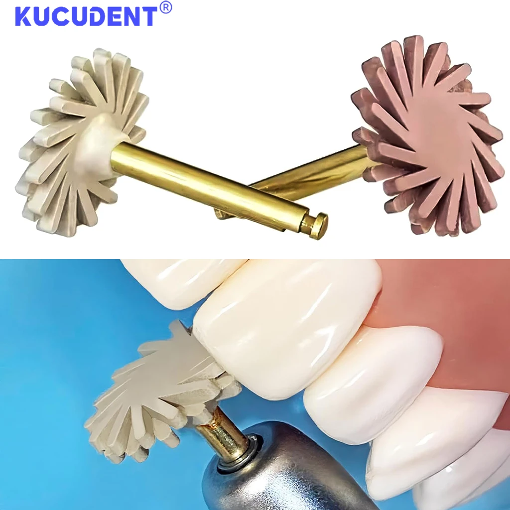Dental Composite Polishing Disc System Diamond Rubber Burs Tool_voghion.com