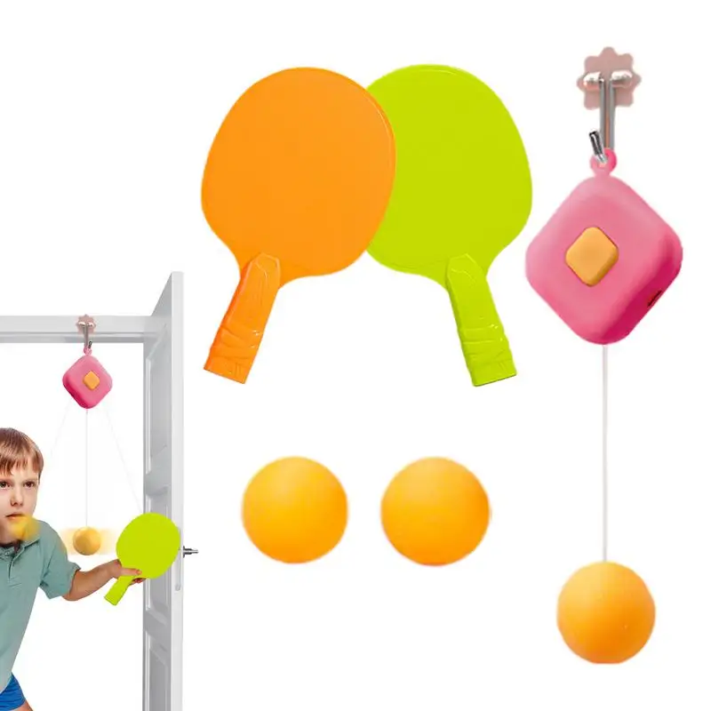 Door Pong Game for Kids Indoor Kids Door Pong Game Portable Workout Set Children for Improves Reaction Speed