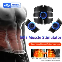 EMS Wireless Muscle Stimulator Trainer Smart Fitness Abdominal Training Electric Weight Loss Stickers Body Slimming Massager