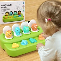 Interactive Pop-Up Pals Baby Toy Learning Infant Toy For Sorting Colors Dinosaur Activity Toy For Baby Toddlers Educational Toys 2