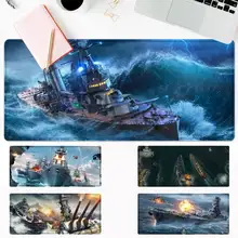 

Fashion World of Warships Mouse Pad Gamer Keyboard Maus Pad Desk Mouse Mat Game Accessories For Overwatch