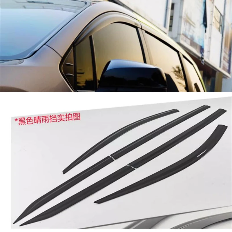 

For 6PCS NEW Toyota Sienna Car Window Visor Side Sun Rain Protection Shield Exterior Body Kit Accessories 2021 2022 2023 Year