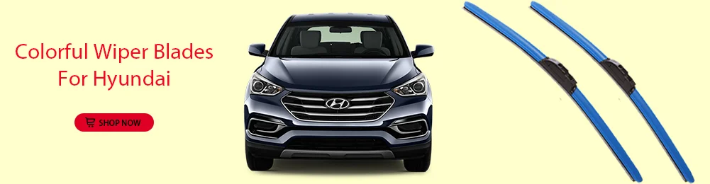 LNJING Bunte Scheibenwischerblätter für Hyundai I30 2007-aktuell – Detail 2