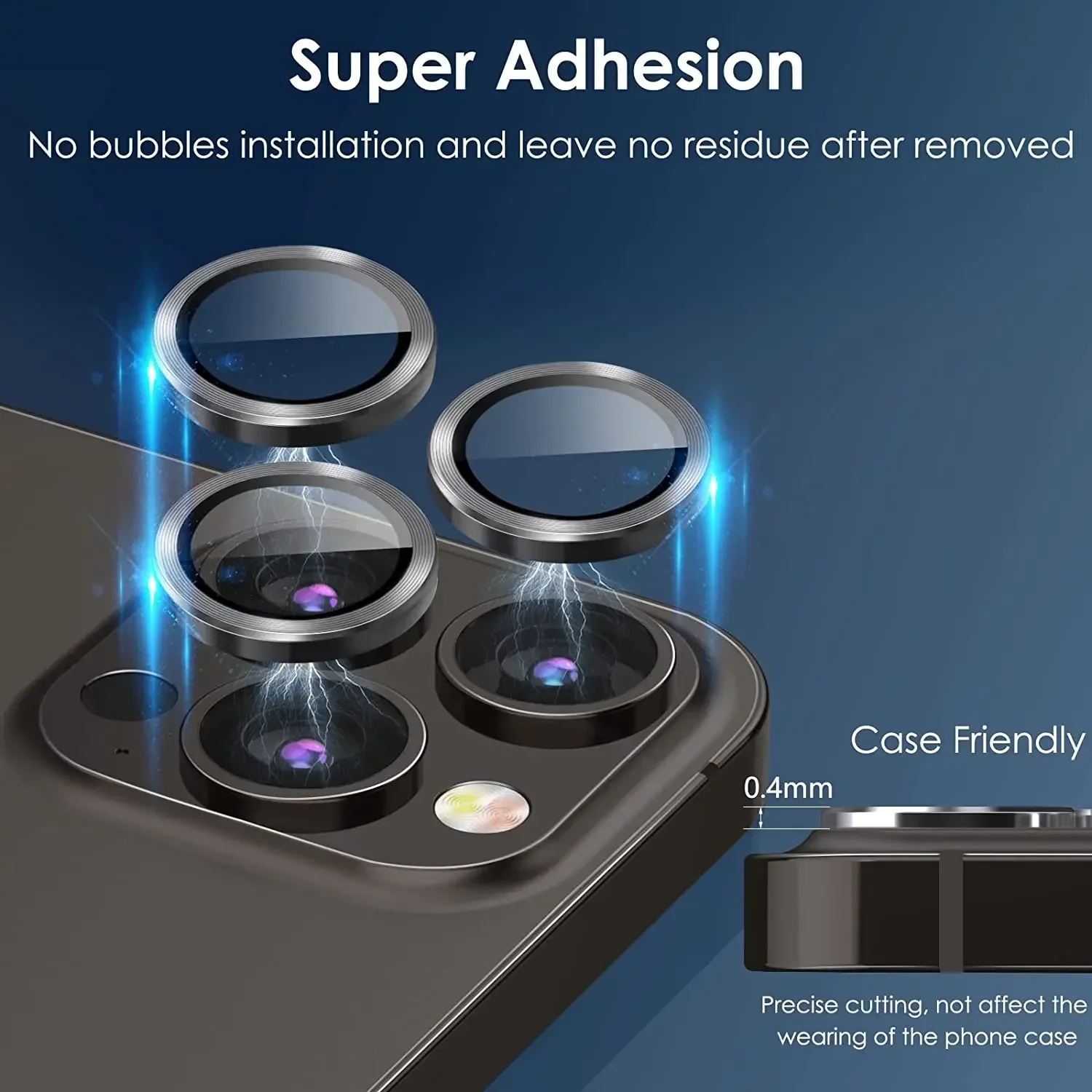 Premium Camera Lens Protector - Tempered Glass Film for Enhanced Durability and Clarity