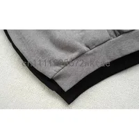 Ensemble de jogging classique pour homme, sweats à capuche oversize, design de luxe, lettres 3D en silicone sur le devant et le dos, ensemble de vêtements de couple style streetwear 6