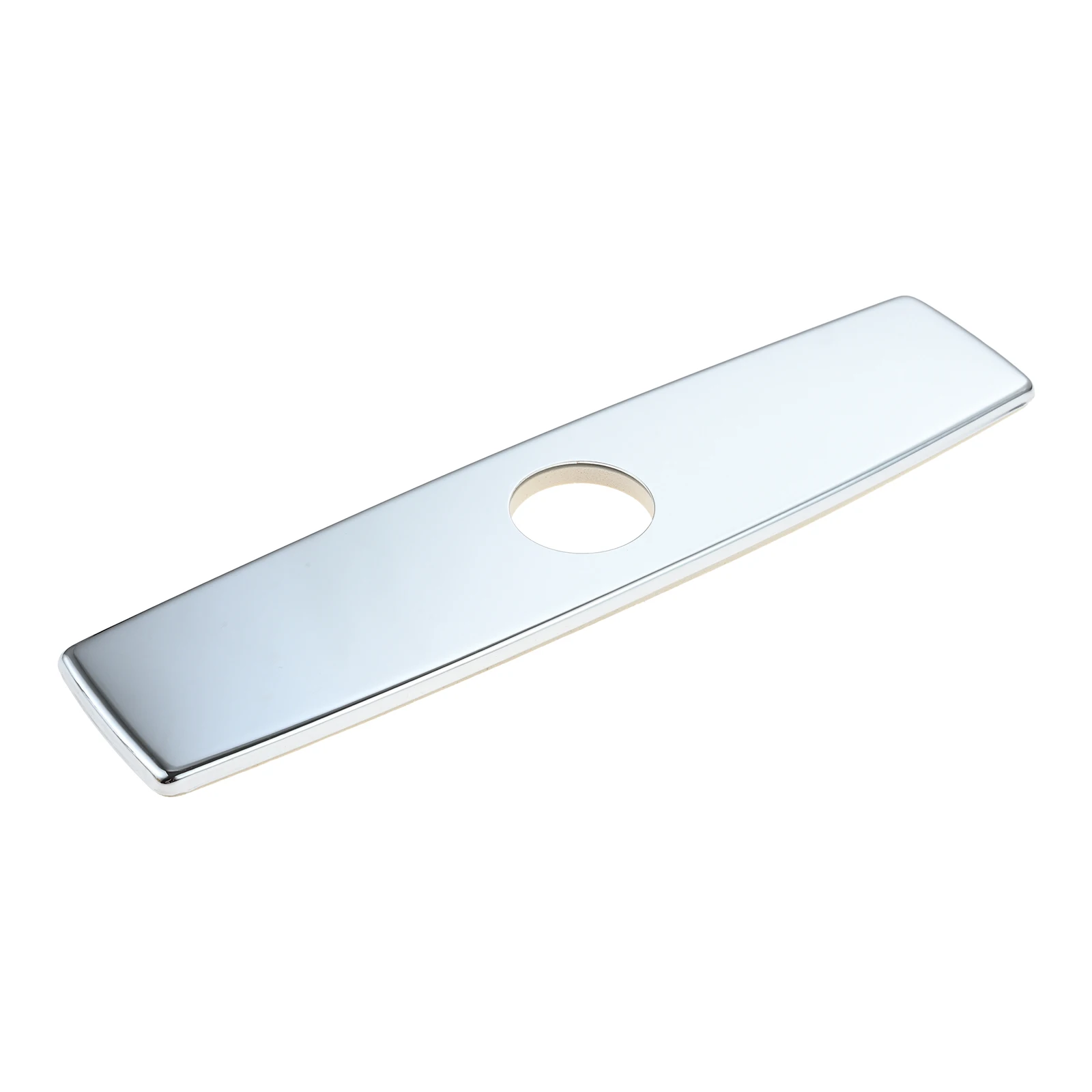 Stainless Steel Deck Plate for Kitchen or Bathroom Sink – Single or Triple Hole Decorative Faucet Cover