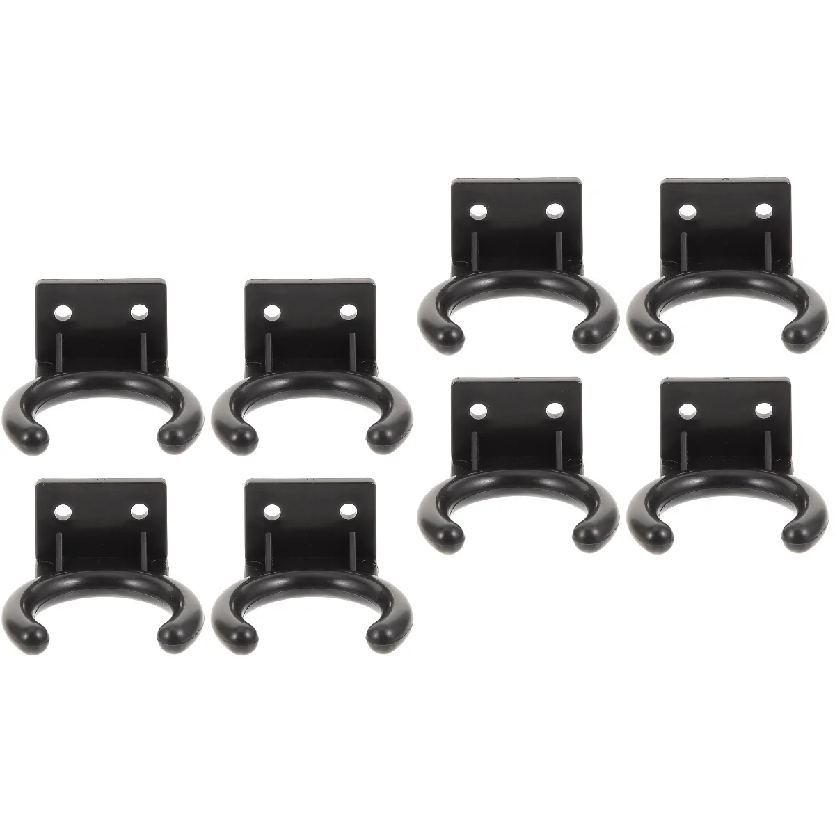 

8 Pcs Microphone Hook Wall Hanger for Wireless Microphones Supplies Plastic Holder