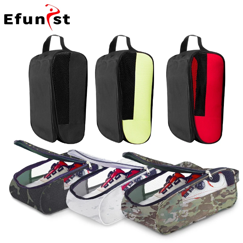Golf Shoe Bag 1Pcs Portable Zipped Sports Breathable Case