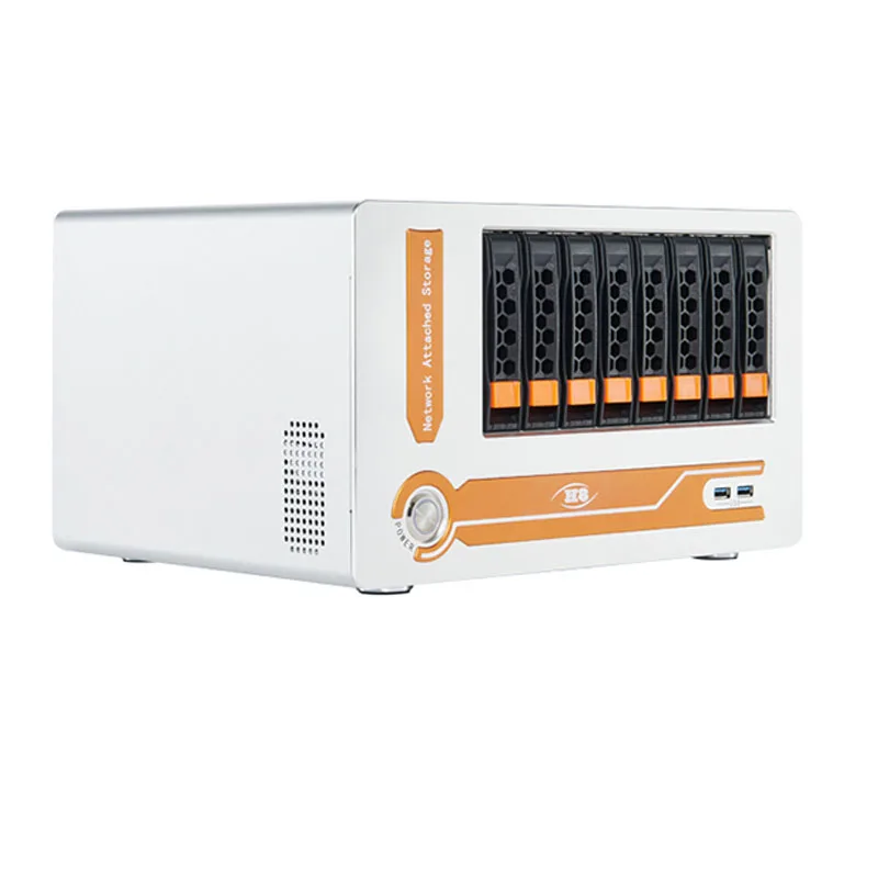Nas Series 8-bay Mini Server Hot Plug Chassis Network Data Storage Industrial Control Equipment 6