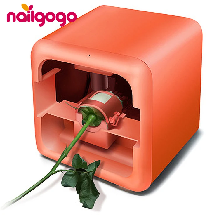 Nailgogo T8 Impresora Para Flores Stampante Per Fiori Parlante Intelligente Disegni Di Pittura Artistica Impresora De Rosas