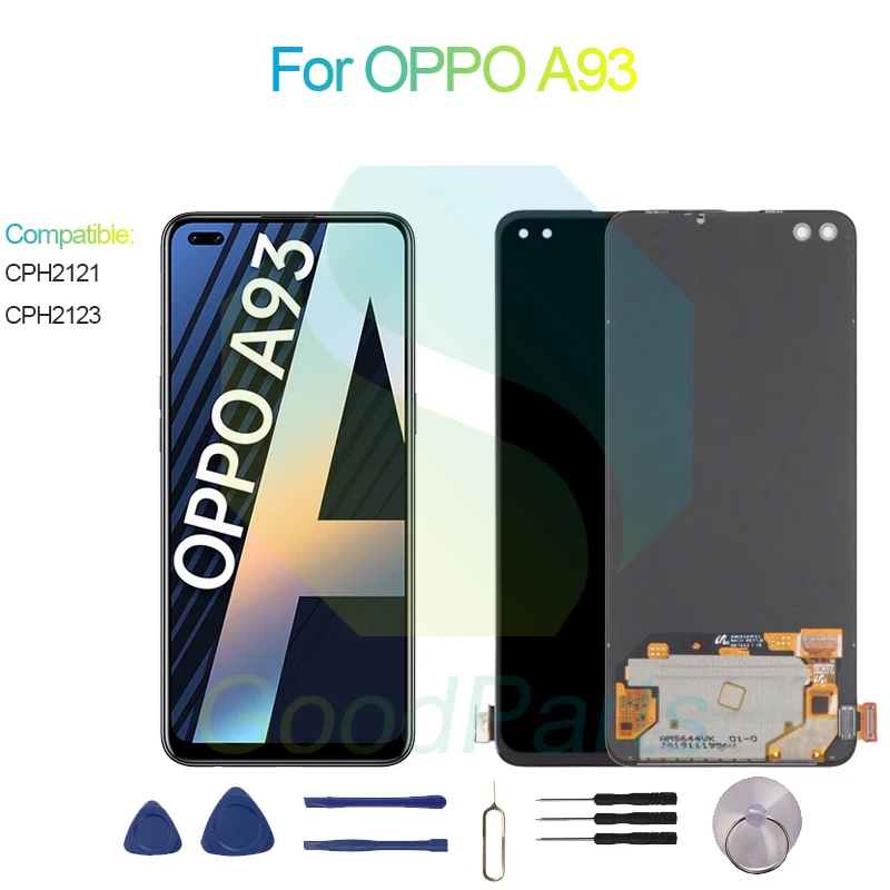 

For OPPO A93 LCD Display Screen 6.43" CPH2121, CPH2123 A93 Touch Digitizer Assembly Replacement