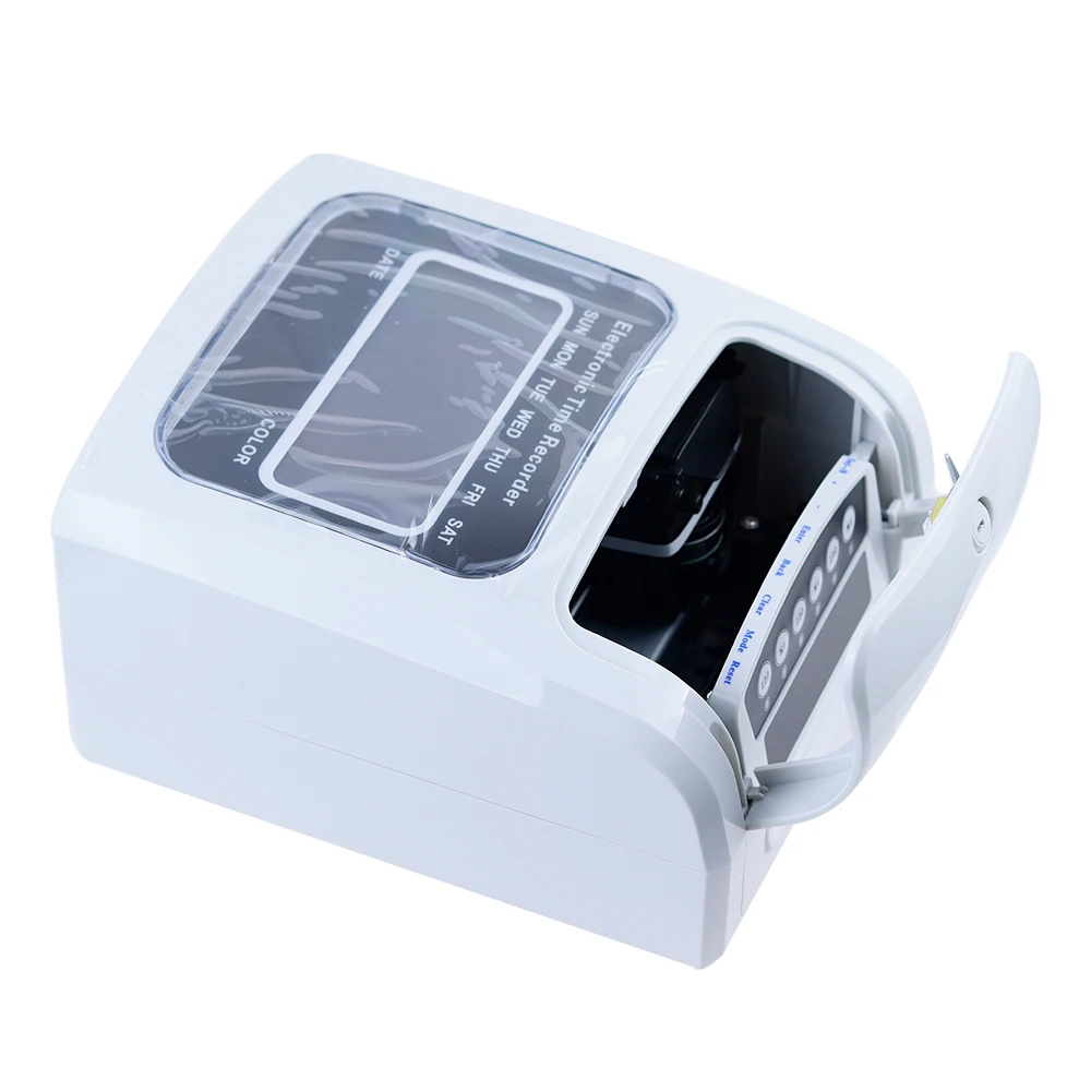 Electronic Attendance Machine Digital Time Recorder Office Staffs Check In Punch