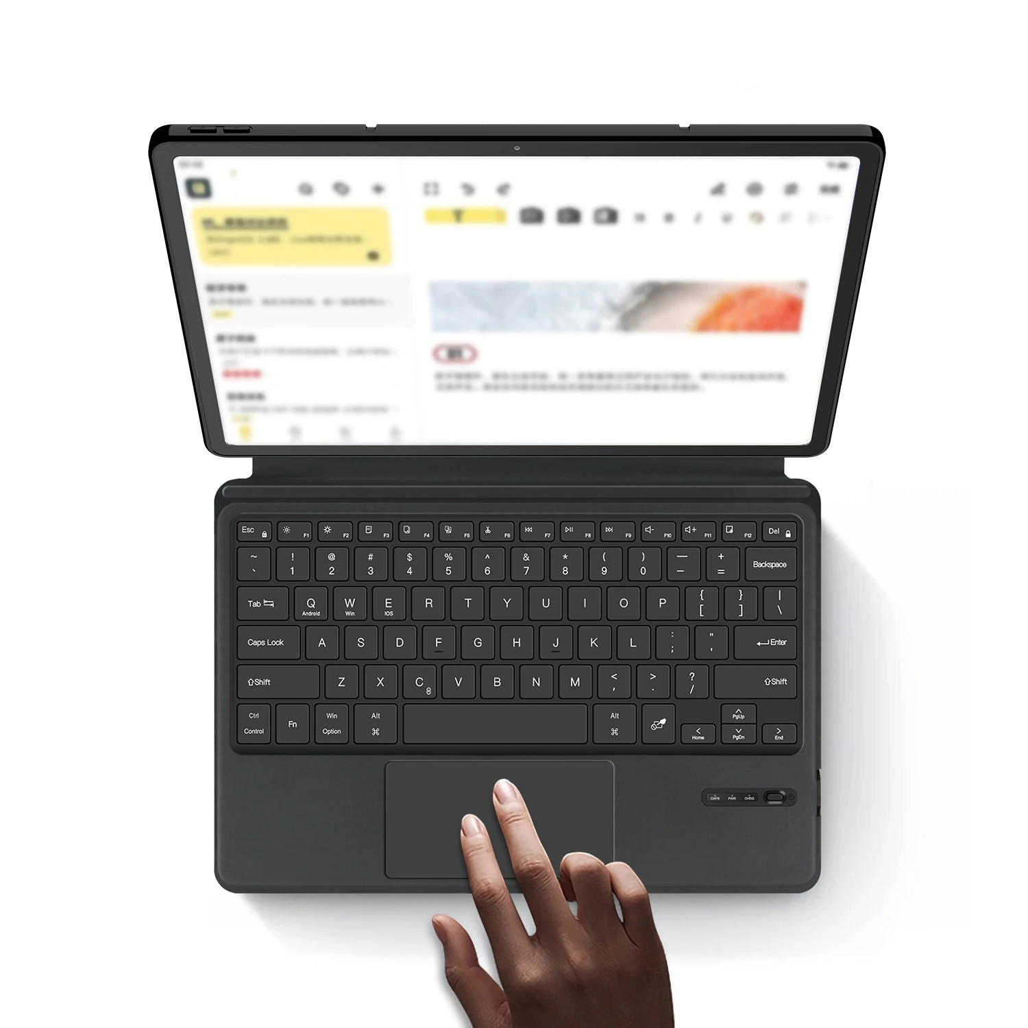 Enhanced Trackpad Keyboard Case with Protective Cover