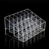 24 Grid Lipstick Stand Case Makeup Organizer Storage Box Clear Lipstick Display Stand Holder Cosmetic Jewelry Organizer Box 1