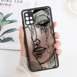 Aesthetic Hard Matte Phone Case with Sleek Design for A22(5G)  A22S(5G) (UB60)