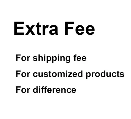 

Extra fee for shipping charge customized products difference