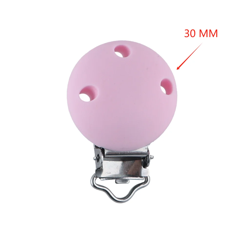 Silicone Round Clips Set - Pack of 5 for DIY Crafts and Jewelry Making