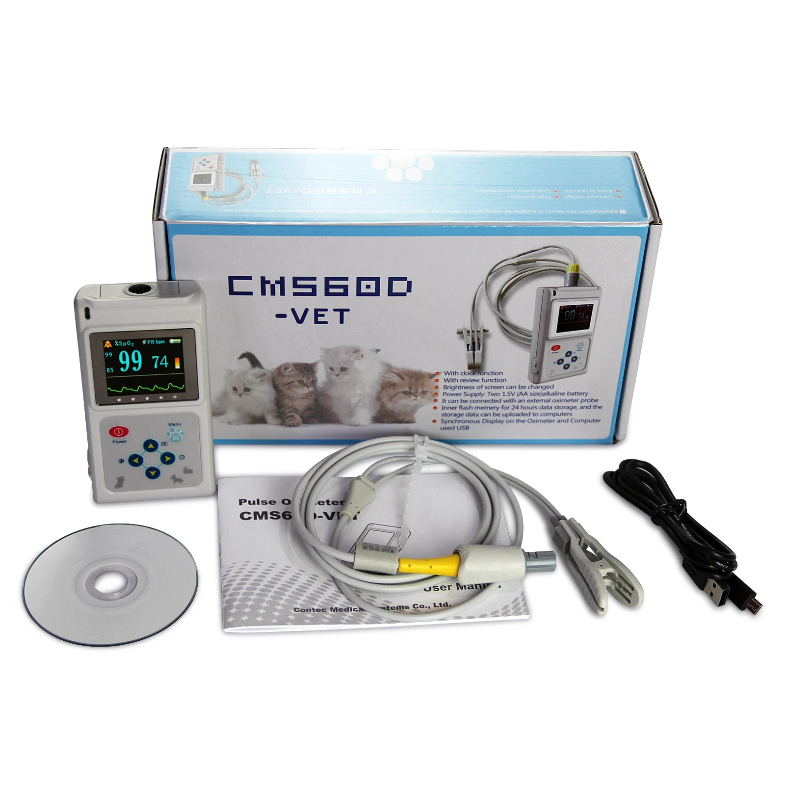 

wholesale CONTEC CMS60D-Vet oximeters vet animal use veterinary blood equipment