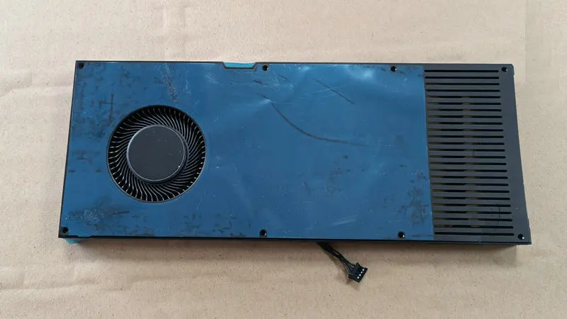 Il Dispositivo Di Raffreddamento Per La Scheda Video Grafica Nvidia Quadro Rtx A4000