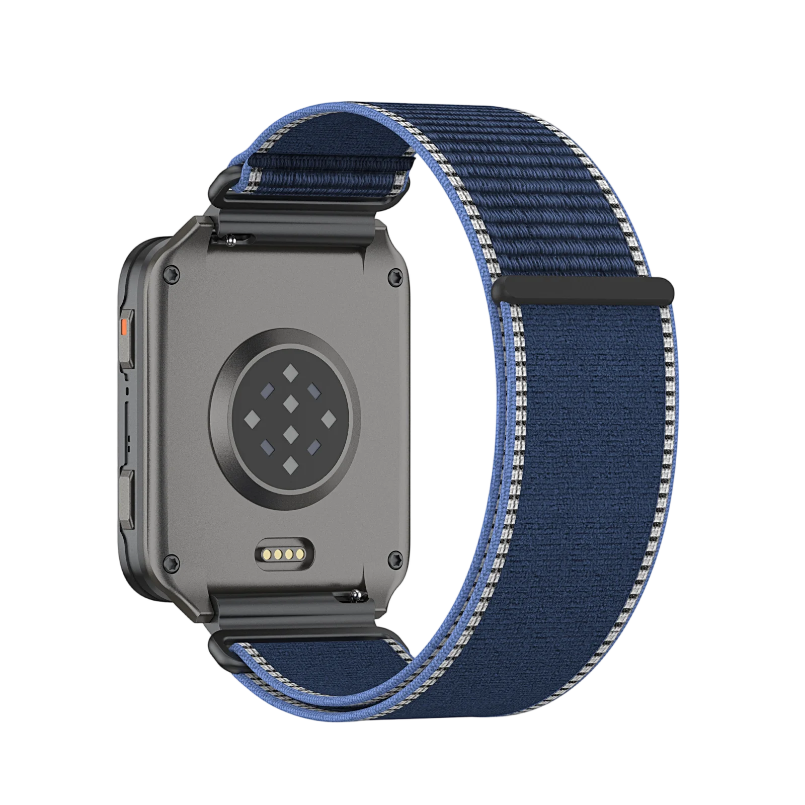 Premium Secure-Fit 24mm Nylon Strap with Metal Connector - Breathable & Durable Replacement Band