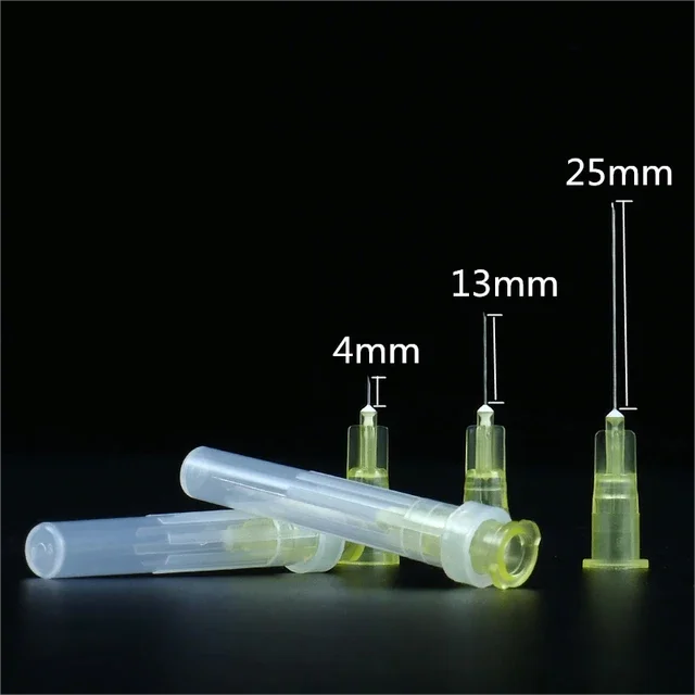 Im Karton verpackte 100 Stück Tattoo-Nadeln 30G 4/13/25mm 32G 4/13 mm 34G Einwegnadeln Augenlid-Werkzeugteile Schmerzfreie Schönheitswerkzeuge – Detail 1
