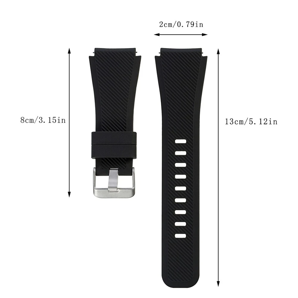 Sports Silicone Quick Release Watchband - Universal Fit