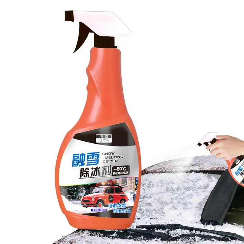 Windshield Deicer -40 C 500ml Defroster Spray Car Thawing Motor