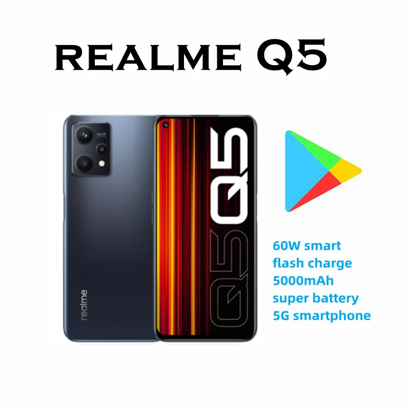Tanio Oryginalny nowy oficjalny telefon komórkowy Realme Q5 5G Snapdragon695