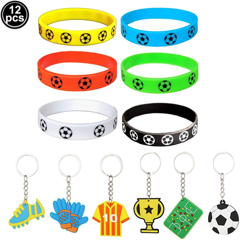 Glow-in-the-Dark Soccer Ball Temporary Tattoos for Kids - Luminous Football Party Supplies