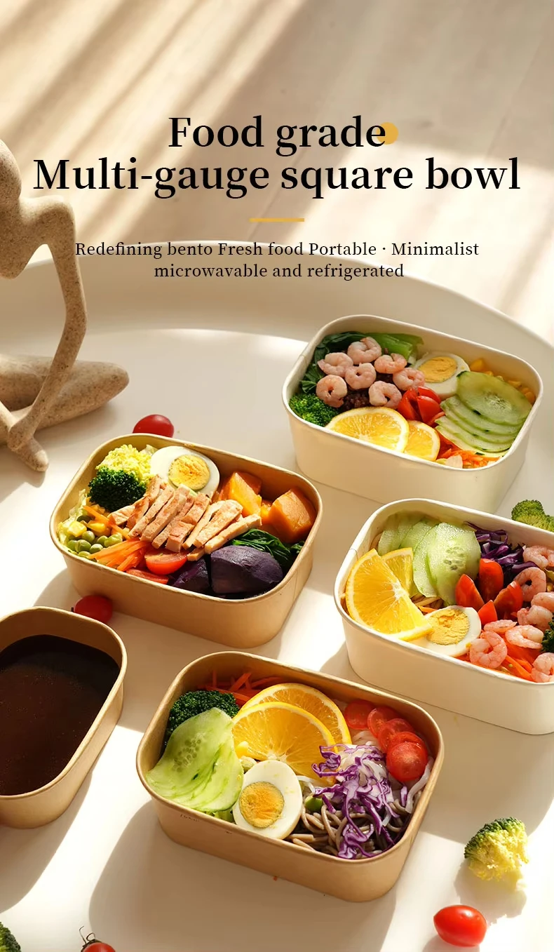 Premium Disposable Paper Plates & Bowls with Lids – Eco-Friendly Multi-Size Set for Hot... - SKU DPB12705 - UGI Packaging