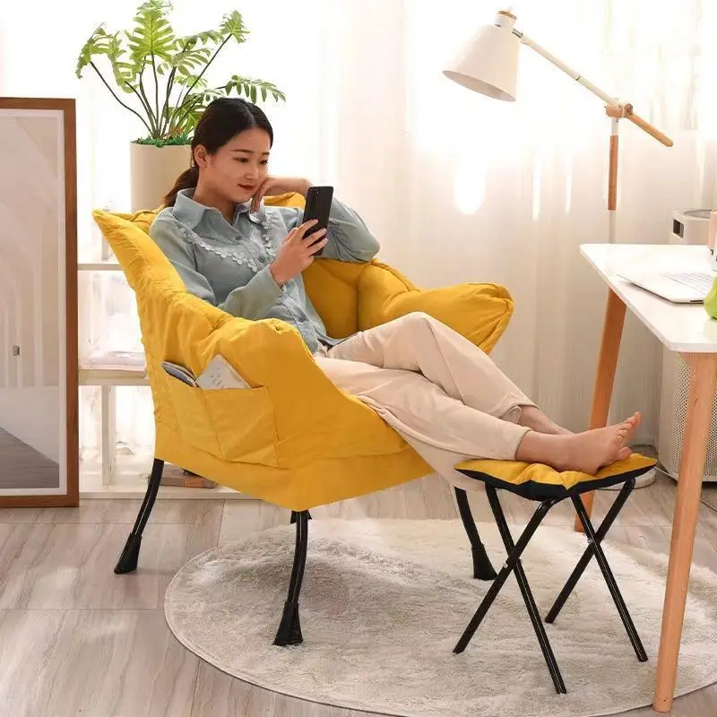 Couch Computer Chair Single Sofa Chair Home Balcony Lounge Lounge Dormitory Can Lie Back Small Sofa Cafe