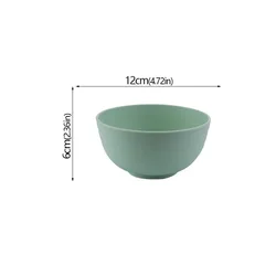 Eco - Friendly Unbreakable Cartoon Snack & Dining Bowl (Small Green)