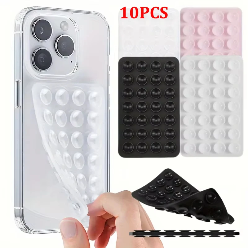 10 قطعة جديد مزدوج الوجهين كوب شفاط السيليكون جراب...