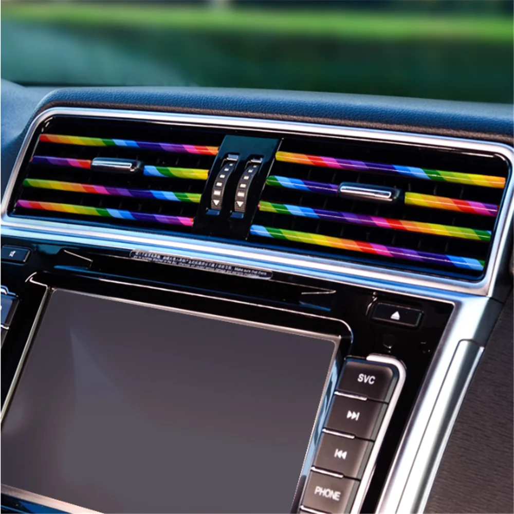 Car Styling Air Outlet Strip Per Renault Megane 2 3 Duster Logan Clio 4 3 Laguna 2 Sandero Scenic 2 Captur