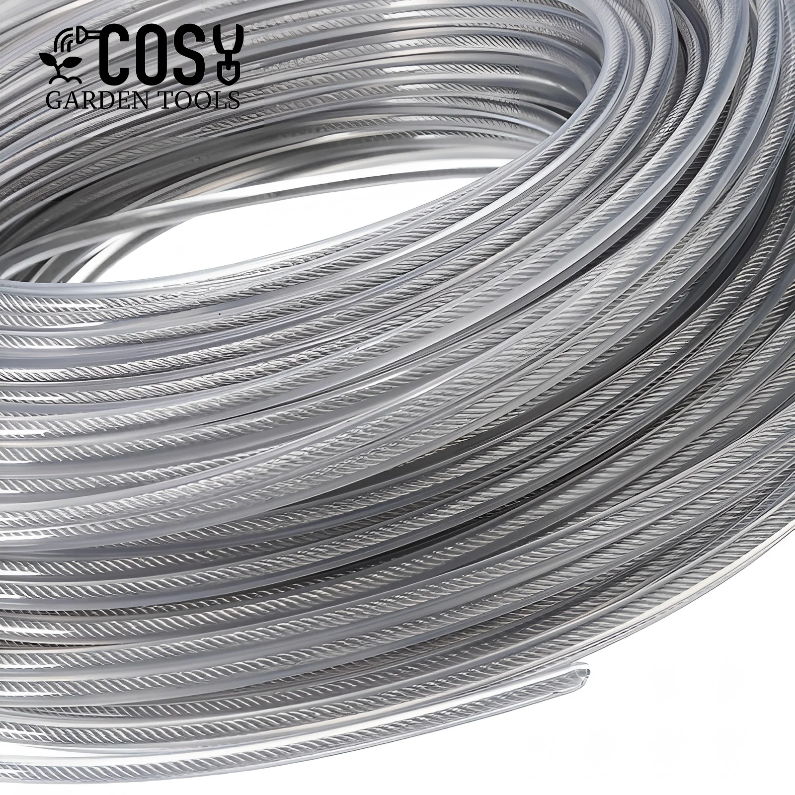 Brushcutter Trimmer Rope 3mm Steel Wire Nylon Line COSY Wear-resistant Sharp Replacement Garden Tool Accessory
