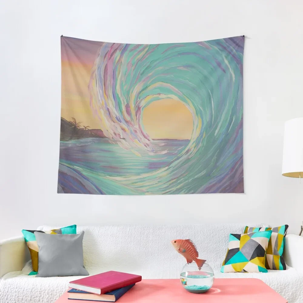 

Wave in Paradise Tapestry Aesthetic Home Decor Wall Decoration Decorations For Room Tapestry
