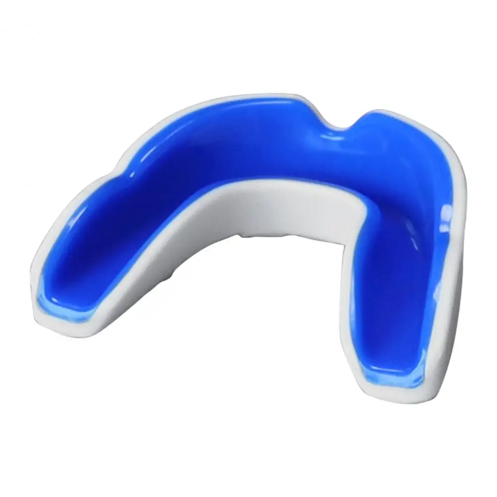 Sport Mouth Guard EVA Teeth Protector Mouth Protector Smooth Edge Shock Absorbing EVA Boxing Karate Sports Mouthguard for Adults
