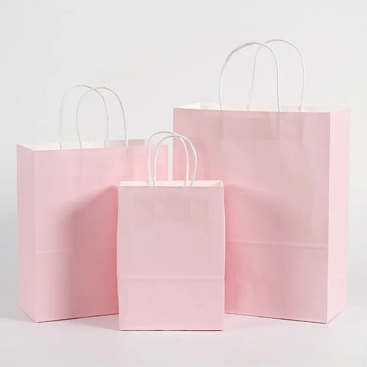 thumbnail image 1 of 10/30/50 piezas Bolsas de papel Bolsas de embalaje de regalo de dulces Decoración de fiesta de cumpleaños de Navidad para niños Suministros para baby shower Decoración de boda, 1 of 5