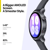 New Zeblaze Btalk 3 GPS Smartwatch 1.43" AMOLED Screen Dual Strap Bluetooth Calling Sports Watch Heart Rate SpO2 Stress Tracking 3