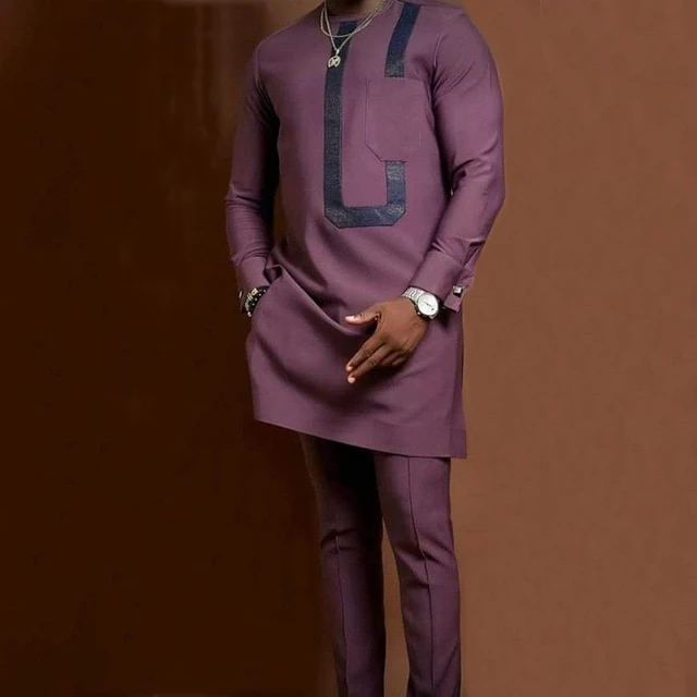 Amadi Long Sleeve Dashiki Outfit - Image 2
