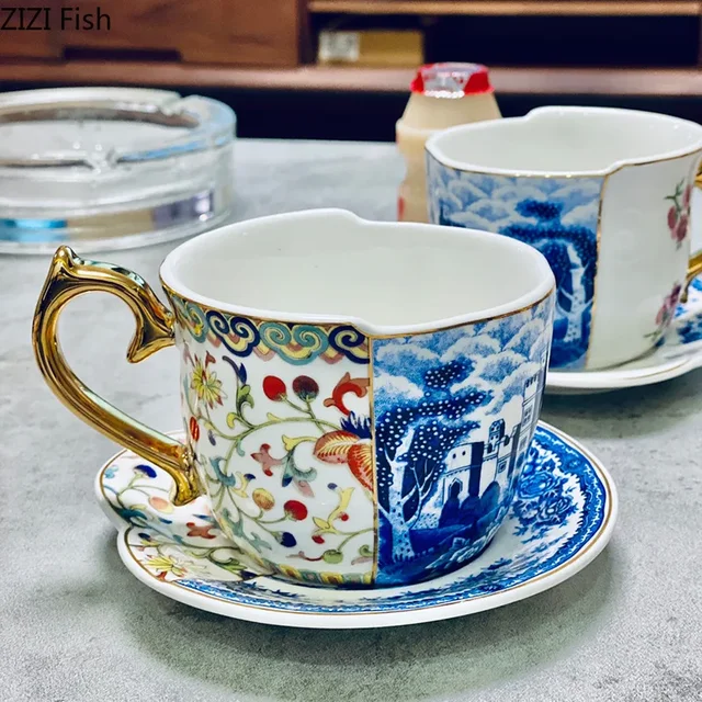 Luxury Ceramic Coffee Cup Set 4