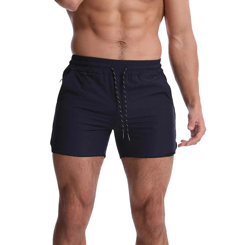 Running Gym Shorts Men 2022 Zipper 
